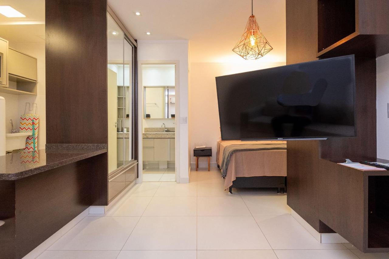 شقة Flat No Ed Walk Bueno - Setor Bueno - Ao Lado Do Goiania Shopping - Wb2405- Andar Alto المظهر الخارجي الصورة