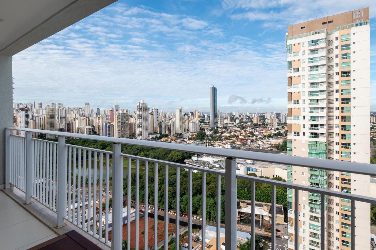 شقة Flat No Ed Walk Bueno - Setor Bueno - Ao Lado Do Goiania Shopping - Wb2405- Andar Alto المظهر الخارجي الصورة