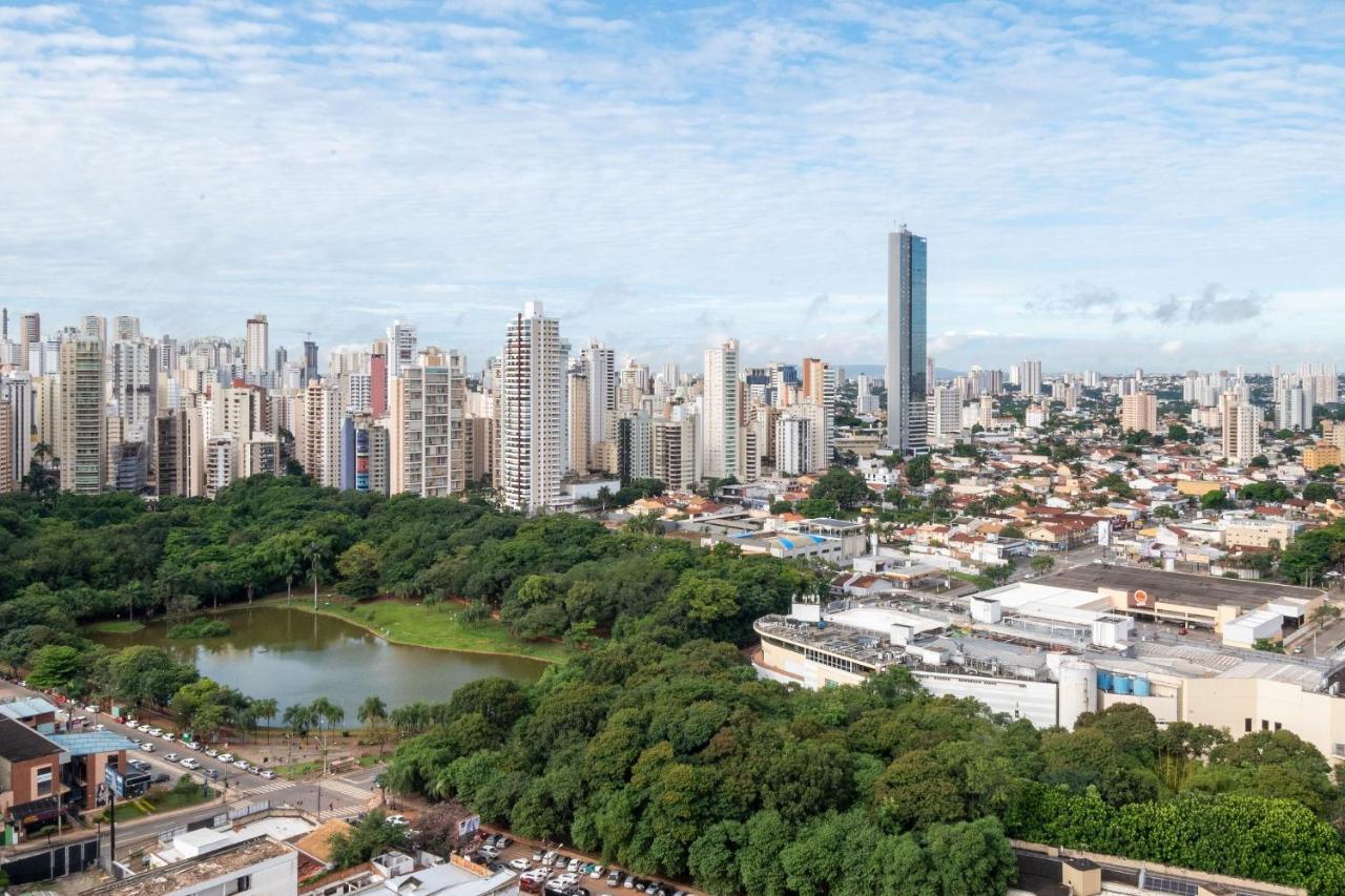 شقة Flat No Ed Walk Bueno - Setor Bueno - Ao Lado Do Goiania Shopping - Wb2405- Andar Alto المظهر الخارجي الصورة